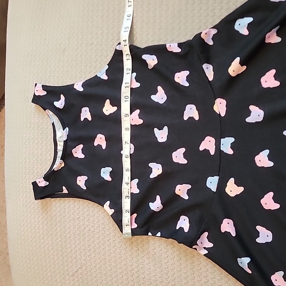 NWOT Skater Dress w/ Rainbow Pup Print - Picture 2 of 9